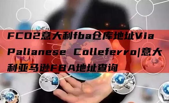 FCO2意大利fba仓库地址Via Palianese Colleferro|意大利亚马逊FBA地址查询