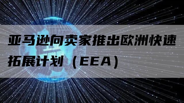 亚马逊向卖家推出欧洲快速拓展计划（EEA）